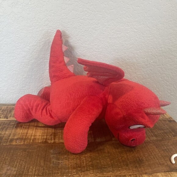 Build A Bear Magic Quest Ellie Red Dragon Plush 15 Inch Great Wolf Lodge! BAB - Picture 8 of 8